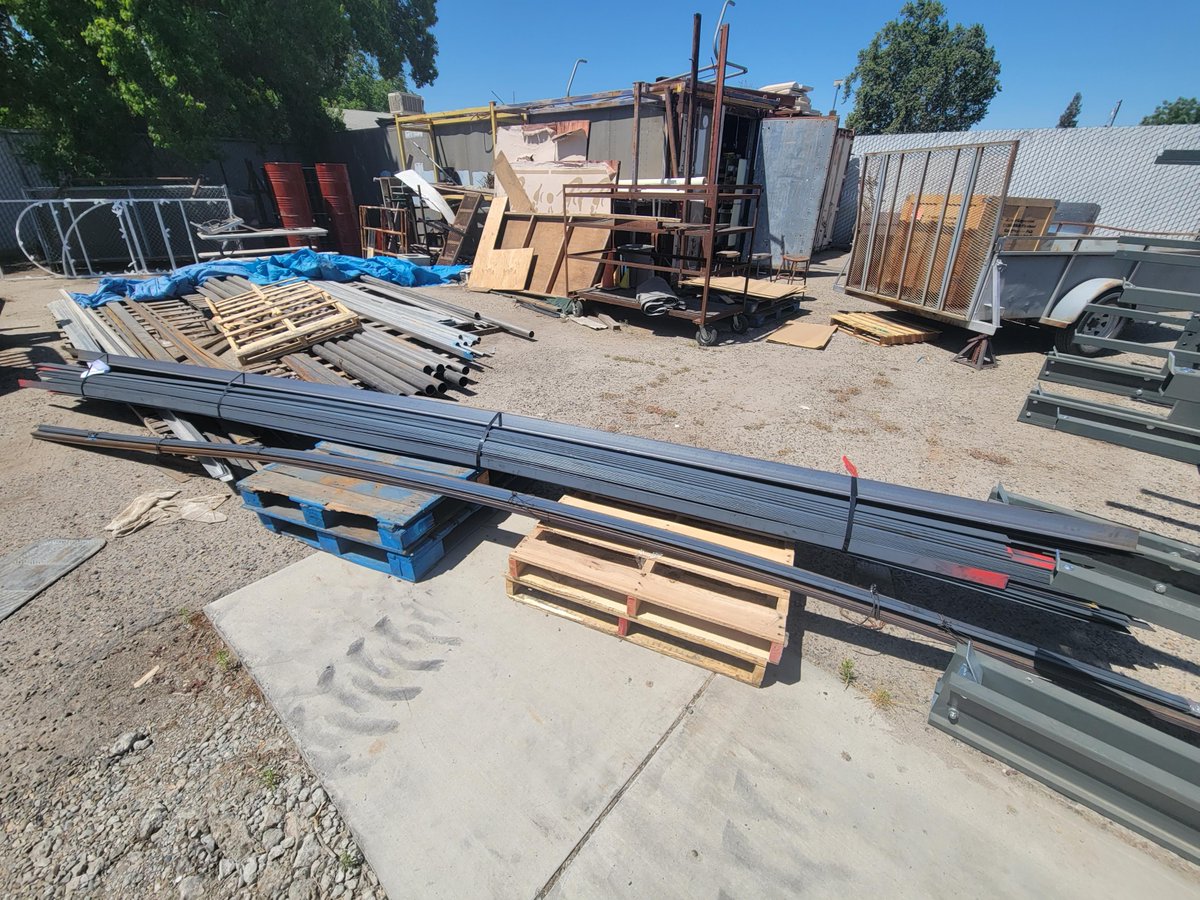 You cant have a welding program without metal! We just received a major shipment of new supplies for our program this week!