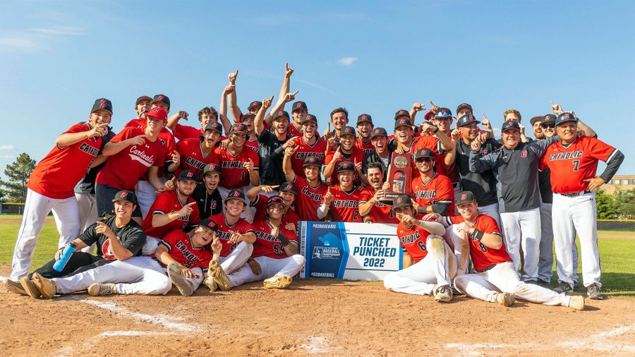 Congrats to Matt Fisher '21 and Catholic University for making it to the DIII College World Series!  They play against #1 Marietta at 11 AM ET on Friday.  Go Cardinals!