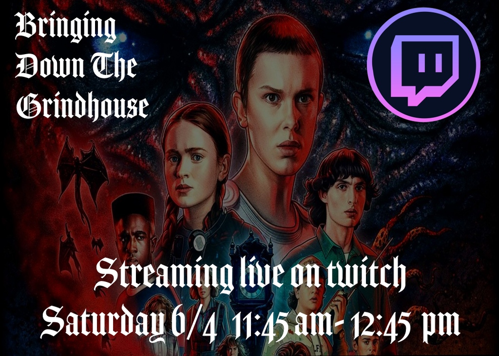 Hello! This Saturday 11:45 AM PST we'd like to announce our very first live podcast, we will be streaming audio and VIDEO for all your grindhouse needs. #strangerthings

.
.
.
.
.
#horror #horrormovies #art #horrorfan #creepy #horrorpodcast horrorcollector #blood #BDTGH