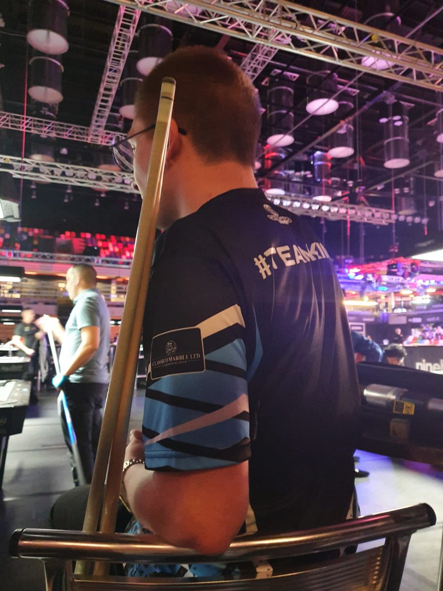 classicomarble's tweet photo. Danny did so well in the UK Open Pool Championship! He won one round 9-5 but then came up against the 38th seed &amp; lost 9-1 after winning the first rack. In his own words "I didn’t get many shots, he was on fire."

Really proud of you! Well done Danny. 👏

#TeamPlayers
#UKOpenPool https://t.co/n692QsIDkC