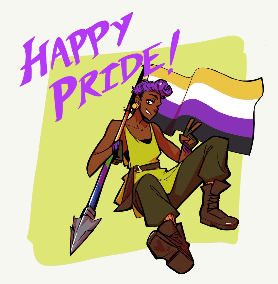 BYG_Vancouver's tweet photo. This month couldn't have come fast enough! ⚡️✨

From the Brace Yourself Games team to you, Happy #Pride2022 https://t.co/w8B8Oz41H3