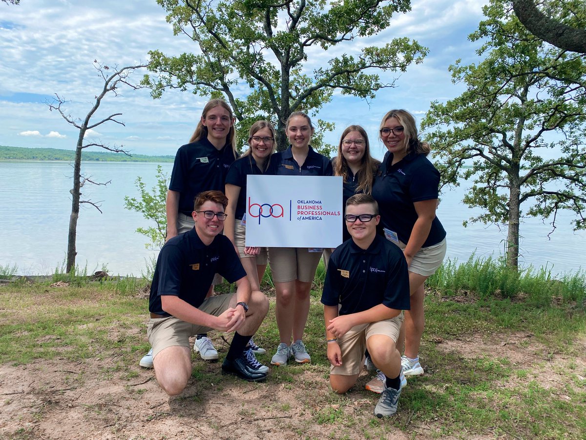 Annual state officer training with all seven of the Oklahoma CTSO teams starts today!
