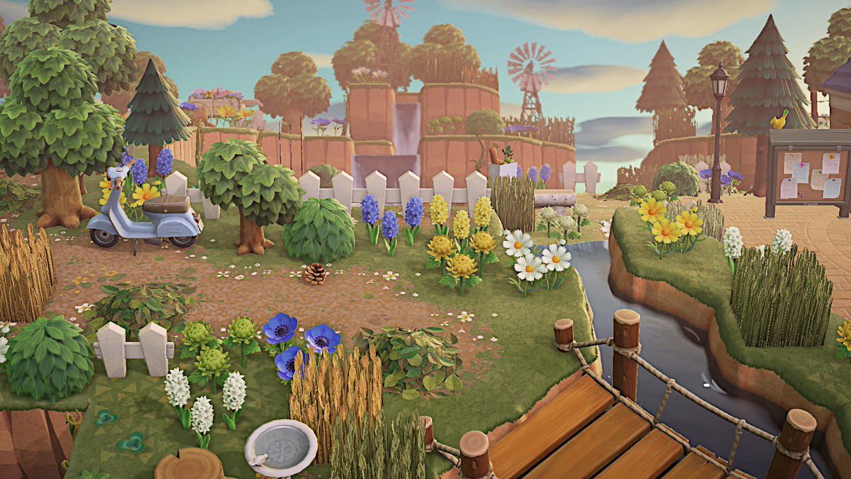 cozydalia's tweet photo. transition area next to the plaza🍃

#acnh #animalcrossing #acnhdesign https://t.co/E70znxfhfs