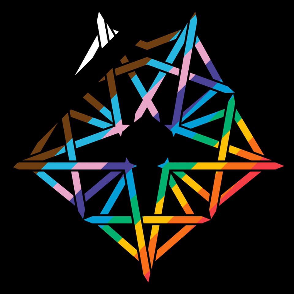blackveilbrides's tweet photo. Happy Pride Month BVB Army! 
Take joy in who you are! We’ve got your back 🖤 https://t.co/XFYkGWEM68