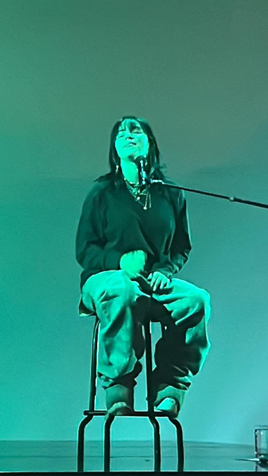 Billie Eilish Tours on Twitter "HTEBonn First look at Billie on stage at Telekom Forum in