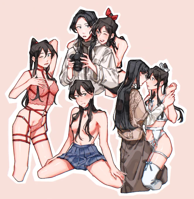 cw cisswap, mild nsfw
lingerie model/photographer au 📸 (1/2) 