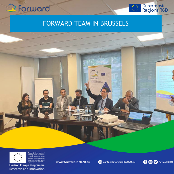 ForwardH2020's tweet photo. @forwardh2020 team in Brussels, discussing the Thematic working group’s experiences and needs to reinforce collaboration between the ORs.
.
#ORcollaboration #sustainabilityplan #scientificnetworking #action #ORresearch https://t.co/h8jpHnoca1