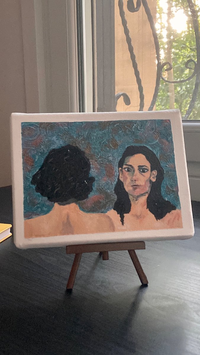 beeringuc's tweet photo. I made a replica of the sisters painting #Fleabag @fleabag https://t.co/cF56GM4fsE