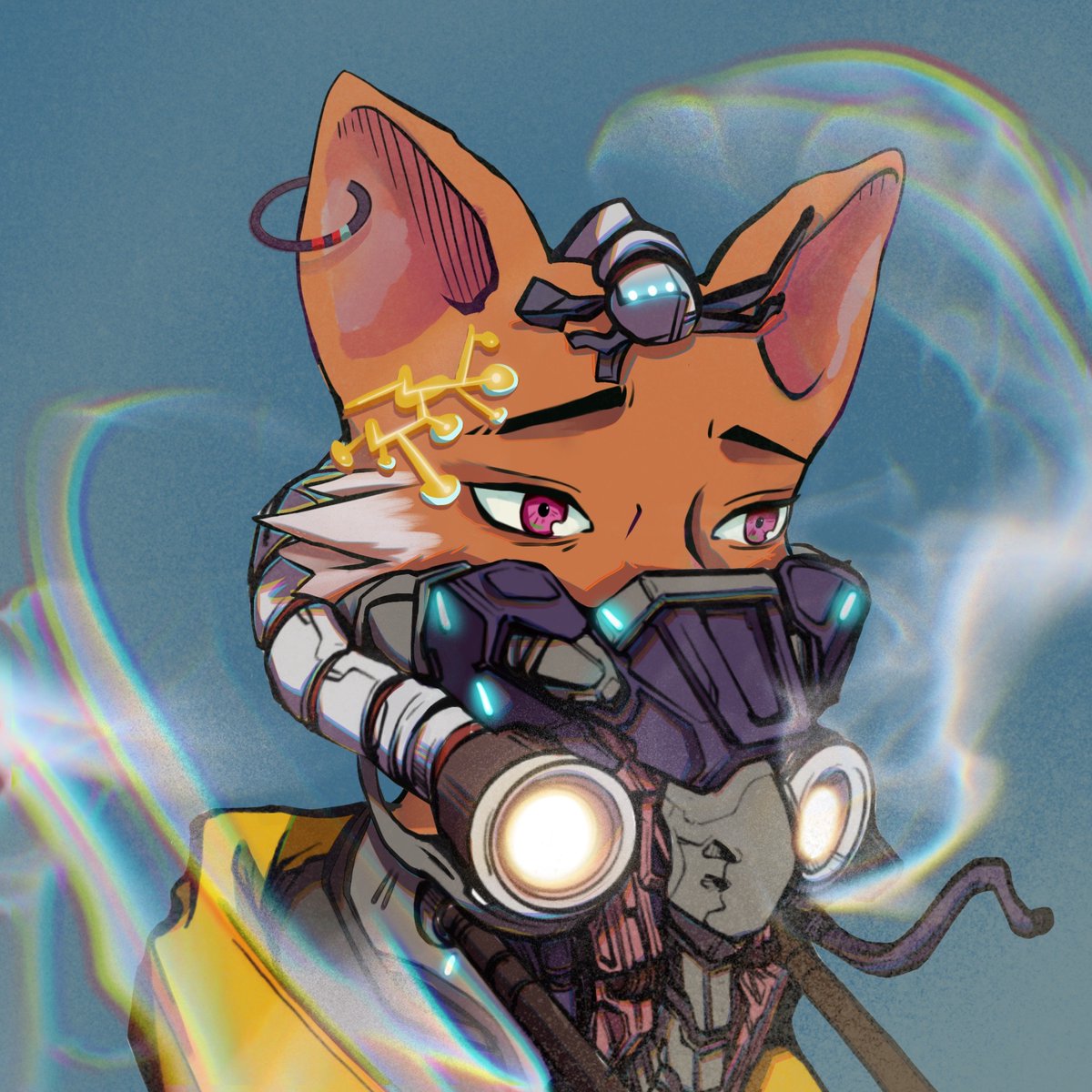 WhatTheFoxNFT_'s tweet photo. The rebel in me will never die. 

✋10 WL Spots - Follow, Like &amp; RT https://t.co/kZflj3o6Qf