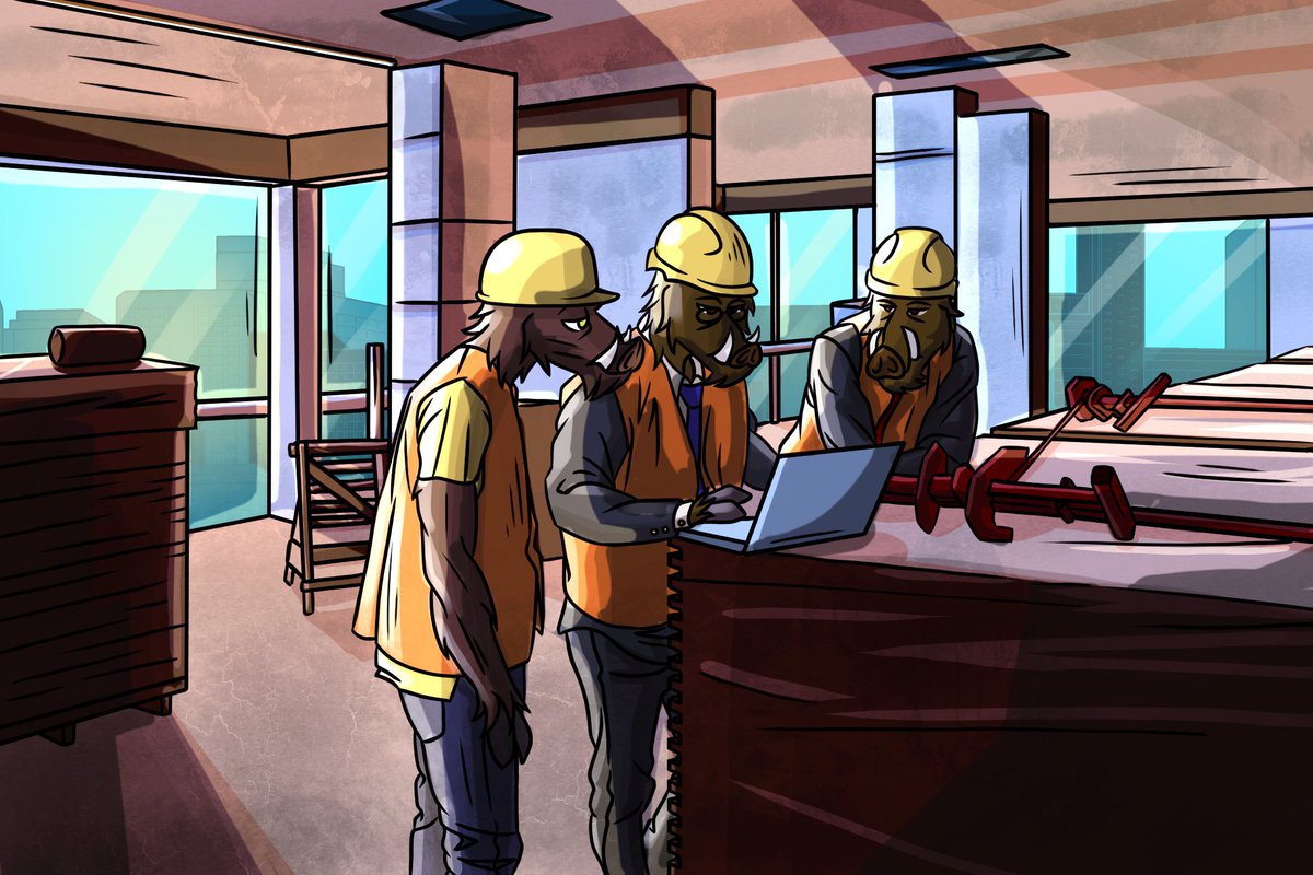 BusyBoars's tweet photo. 🚧The office is now under construction...🚧              

The limited private Discord invite link can be dropped anytime!!! 
Turn on notifications! 🔔

Any interaction with this tweet will be considered for WL!

#SolanaNFTs #SolanaSummer #Solana #SolanaNFT https://t.co/veOAg307Qq