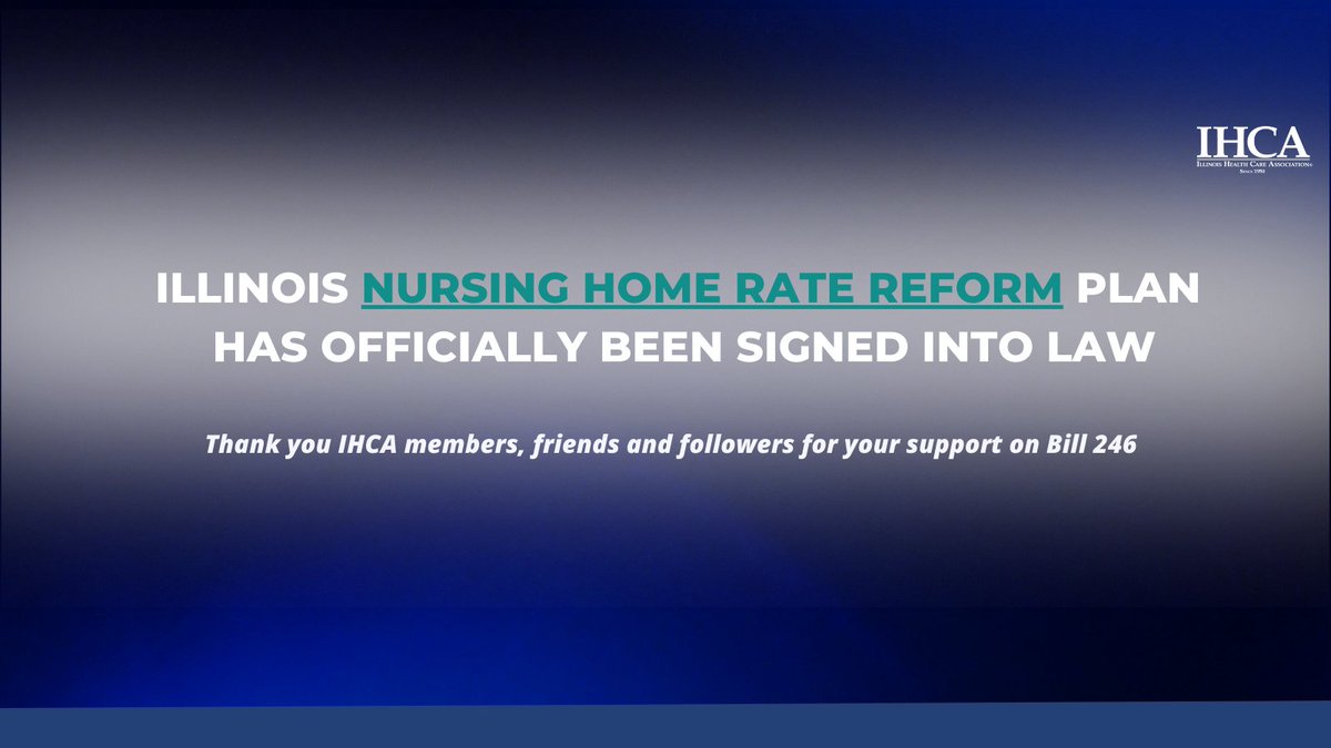 IHCA_LngTrmCare's tweet image. Thank you #Illinois for your support on Bill 246!
25newsnow.com/2022/05/31/ill…
#nusinghomes #ratereform