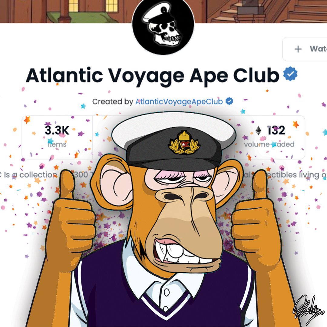 Mams4457's tweet photo. @AlhanyMc7 @opensea On the way to roadmap 2, the rest is promising! @AtlanticApes @ApeStarLine @opensea #AVAC #WENVERIFY #GoApeShip https://t.co/6W3rcDuIYf