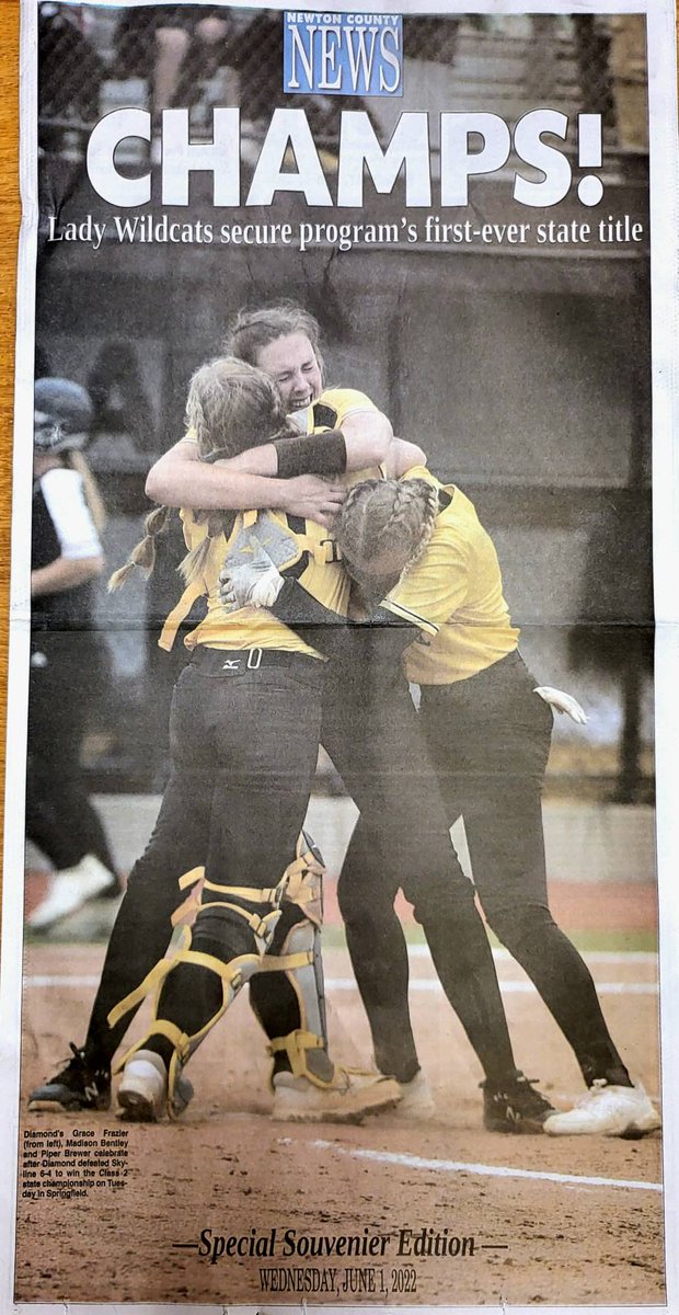 This week's  edition celebrates the Diamond Lady Wildcats' state championship.  It's in newsracks now.

@DHS___HS