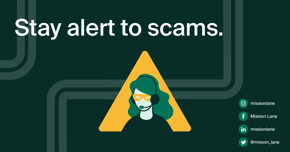 Scammers impersonating Mission Lane agents have recently contacted our members and followers, asking for personal information and money. We encourage you to stay alert for red flags. Learn more at missionlane.com/announcements/….
