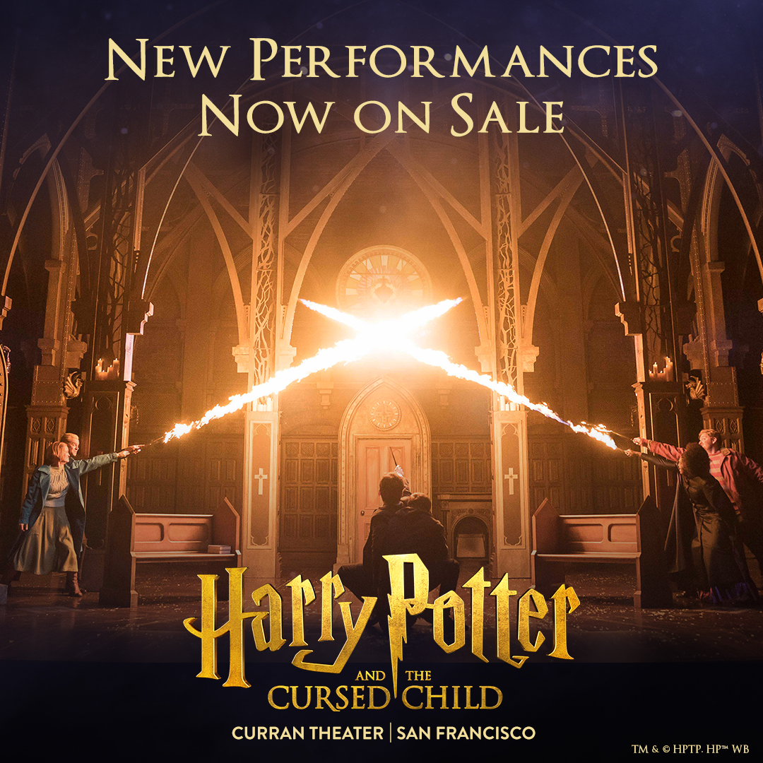 CursedChildSF's tweet photo. The magic continues… #CursedChildSF tickets are now on sale through January 8, 2023! Visit https://t.co/IWc4sq2w10 to get yours. https://t.co/9w2fYt8Sjq