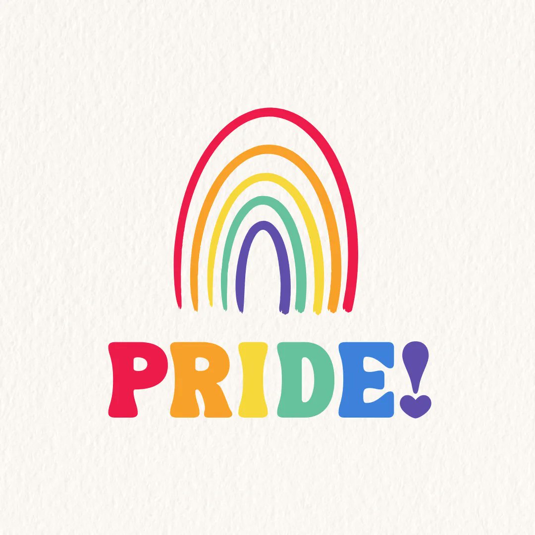 June is Pride Month!  Stop by the display case outside the library for our display! #PRIDE