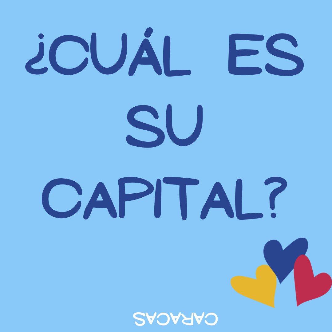 AddoEduca's tweet photo. 🙋🏽‍♂️¿Cuántas acertaron?

📺 Recuerden que en nuestro canal pueden encontrar estos y muchos más datos sobre todos los países del mundo.

📚 Todo organizado y estructurado para que los niños puedan aprender sobre ellos de la mejor manera posible.

#venezuela #venezuelaparaniños https://t.co/YcW2mGIuXJ