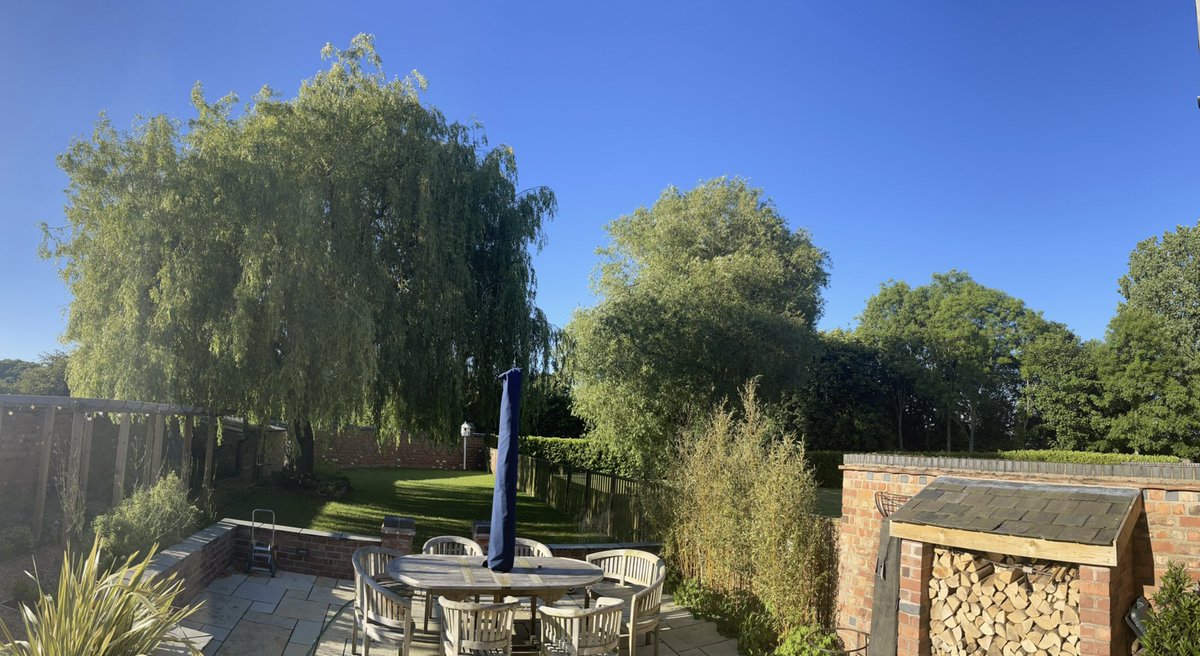 AJRNuttall's tweet photo. #Flowers in the garden are one thing but #trees have seen everything #willow https://t.co/8UC1Ne9Ju2 says 135 years old #uncanny #house built in 1887 https://t.co/VYb4D9R8p3