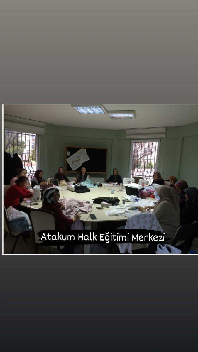 ATAKUM HALK EĞİTİMİ MERKEZİ MÜDÜRLÜĞÜ EL SANATLARI KURSU 
#HayatBoyuÖğrenenSamsun
<a href="/tcmeb/">Millî Eğitim Bakanlığı</a> <a href="/sdulger43/">Sabahattin DÜLGER</a> <a href="/mebhbogm/">MEB Hayat Boyu Öğrenme Genel Müdürlüğü</a>  <a href="/gokhanmurat1/">Murat YİĞİT</a> <a href="/samsunmem/">Samsun İl Milli Eğitim Müdürlüğü</a> <a href="/TC_Atakum/">Atakum Kaymakamlığı</a> <a href="/MemAtakum/">Atakum İlçe Milli Eğitim Müdürlüğü</a> <a href="/HanifeErdin/">Hanife Öztürk Erdin</a> <a href="/irfanyetik55/">Mehmet İrfan YETİK</a>