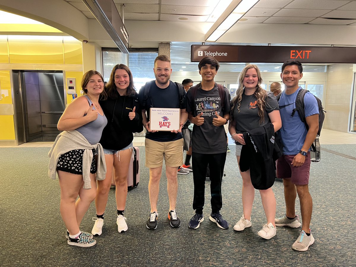 NoteAbleTravel's tweet photo. The @HaysBands has landed in Orlando. After enjoying some welcome refreshments, they are off for a magical experience at Magic Kingdom.
#NoteAbleTravelExperiences #NoteAbleTravel #NoteAble #NTE #HaysBand #Orlando #Florida #DisneyWorld #MagicKingdom https://t.co/Q18jYNhwEy