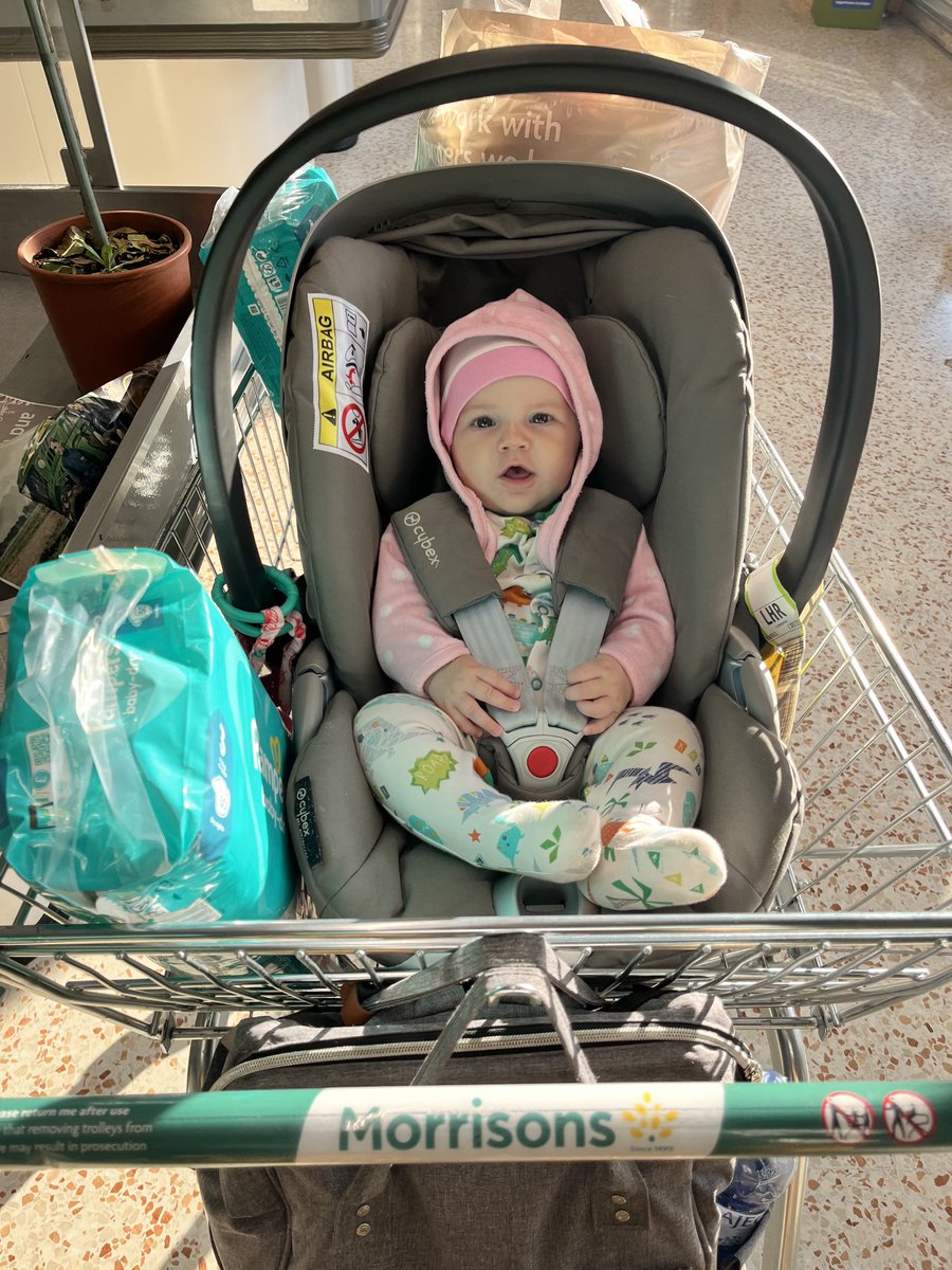 DaringDerry's tweet photo. Been told you no longer provide baby trolleys? This is a first, sort yourselves our ⁦@MorrisonsNews⁩ https://t.co/ldy8ZS4qnd