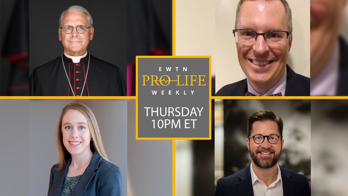 Tomorrow @pruspulse welcomes to the show: • @ArchbishopOKC • @EricRSammons • @TessaLongbons of the @LozierInstitute • @jbrad88, president of @HumanCoalition Make sure to tune in!