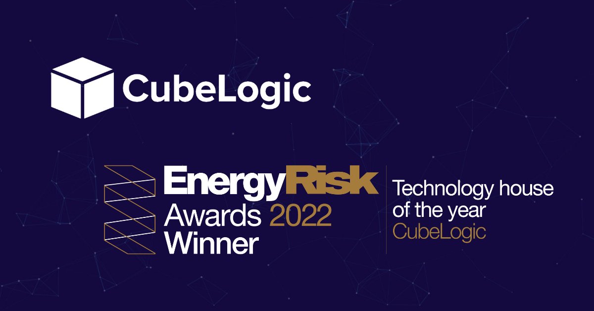 Cube_Logic's tweet image. CubeLogic Team is thrilled to receive the Energy Technology Firm of the Year award at the Energy Risk Awards 2022 by Risk.net/?utm_source=tw… for a second time in a row!
#energyrisk #cubelogic