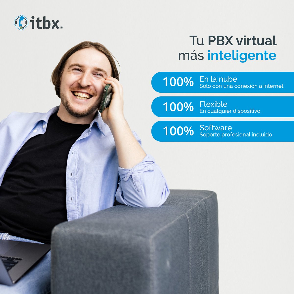 itbxcolombia's tweet photo. 👌 ¡Somos especialistas en comunicación empresarial!
Lleva las comunicaciones de tu empresa a un nuevo nivel con tu #PBXvirtual más inteligente.
¿Quieres saber más?
Contáctanos 👉🏼 https://t.co/TkXvGIWZfC
#Comunicacionesenlanube #Telefoníaenlanube #PBXCloud https://t.co/D8FtOFX9b7