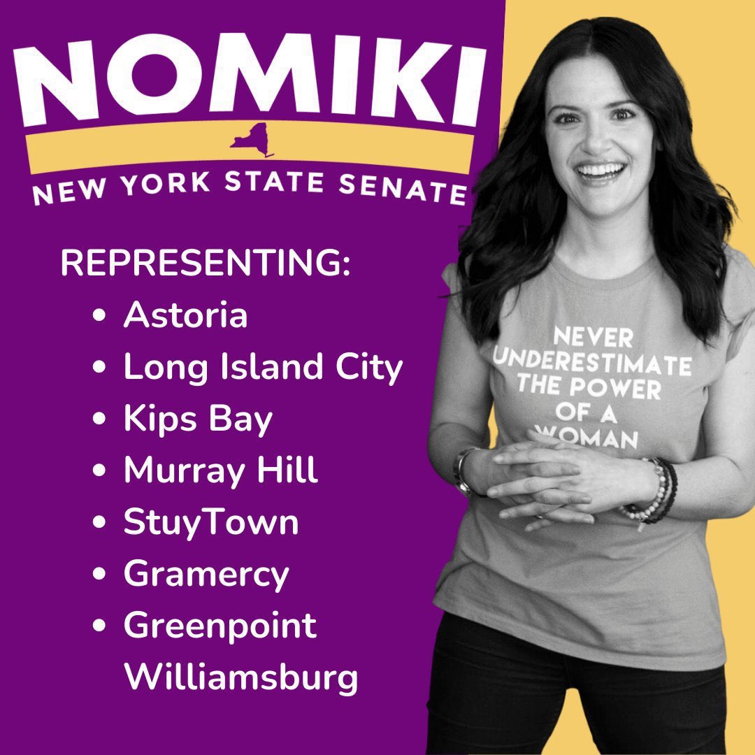 tommiesunshine's tweet image. my dear friend @NomikiKonst is running for NY State Senate in new district NY-59 &amp;amp; I’m backing her campaign. 🌹 #NotNeUs nomikiforny.com