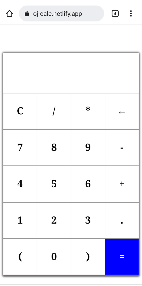Unique_OJ's tweet photo. I am starting a 30daysOfCode challenge today to track and document my learning processes and progress in software development.

Day 1- Created a calculator app using html, css and javascript, which was deployed on netlify.
https://t.co/JAbkM2kiWp
#30daysOfCodesChallenge https://t.co/T0s6oBTXP7