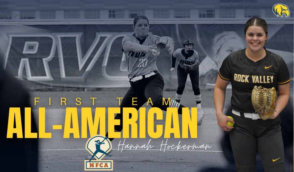 RVC_Softball's tweet photo. Congrats to our NFCA 1st Team All-Americans!🏅 @HannahHockerman @evy0541 @jlt08 @kaitlin_99 https://t.co/FAFtPmNxdO