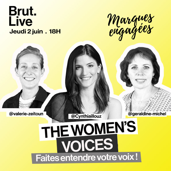 Les marques engagées, échanges jeudi 2 juin à 18h avec The Women’s Voices @CynthiaIllouz @vz_101 @iaeparis #marque #engagement at.brut.live/xBUQ
