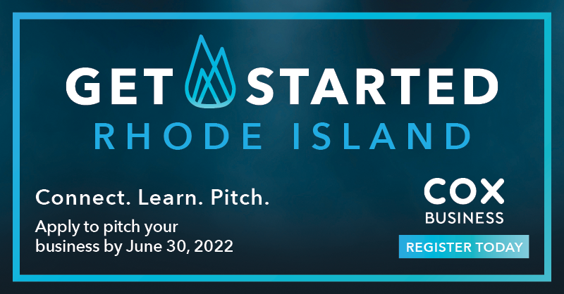 CoxBusinessRI's tweet photo. Calling all Rhode Island entrepreneurs!  It’s time to register your business to compete in Get Started Rhode Island 2022.  Register your business at https://t.co/fsuh3li6l2 and compete for prizes up to $50,000 https://t.co/DsvPCP3NHu