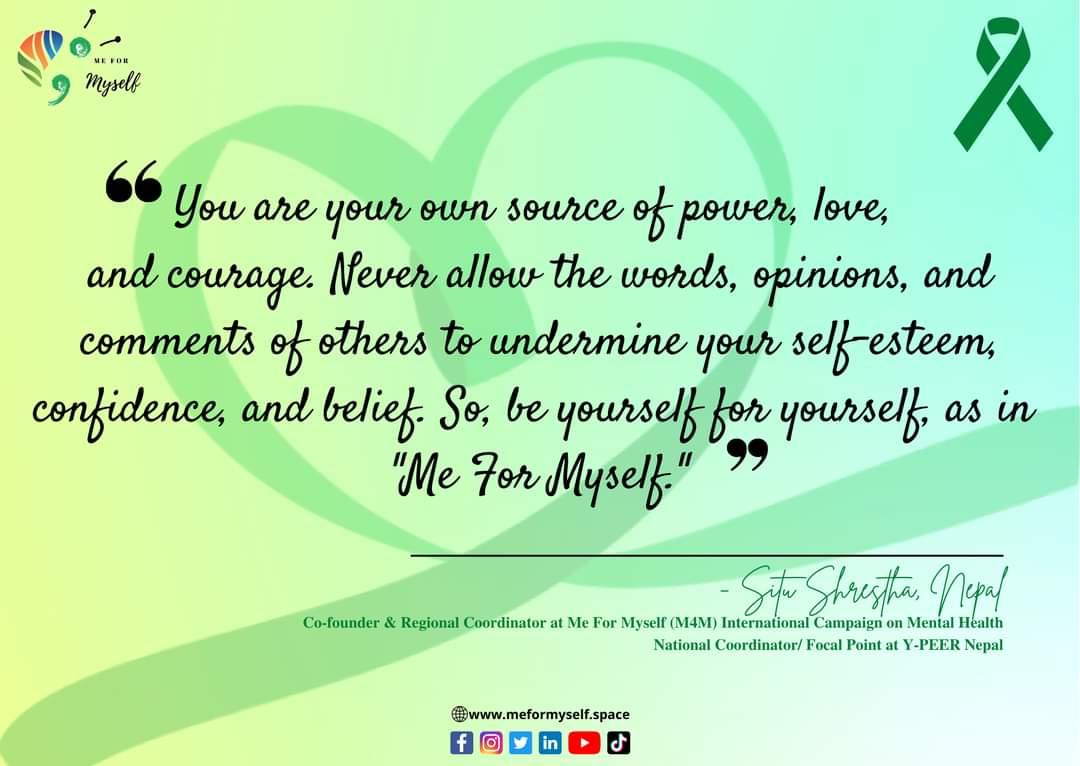 m4m_space's tweet photo. May is the month of Mental Health Awareness Month and it is celebrated to reduce the stigma associated with Mental Health and to encourage those who need help to seek it. For more quotes, check and click on our FB link. 

https://t.co/37Cjz1rqzw https://t.co/V9GZsifMoF