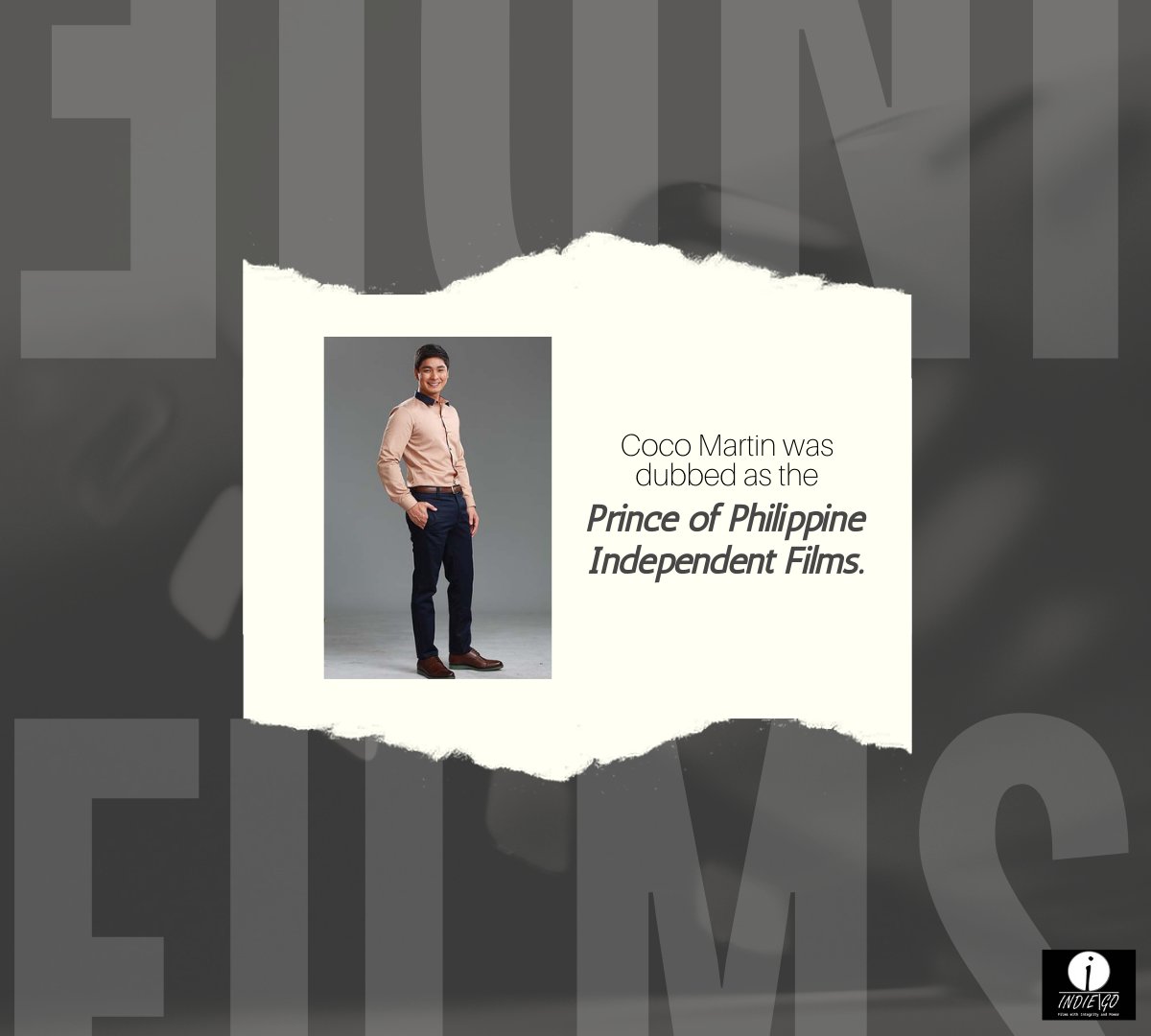 indiegoIP's tweet image. Coco Martin has now done 15 films, the majority of them are independently produced, since his first film Masahista in 2005. The actor has earned the title of &quot;Prince of Independent Films.&quot;

Let&apos;s support Indie Filipino Actors!

#IndieGo
#IndieActor
#SupportIndie
#TatakIndie