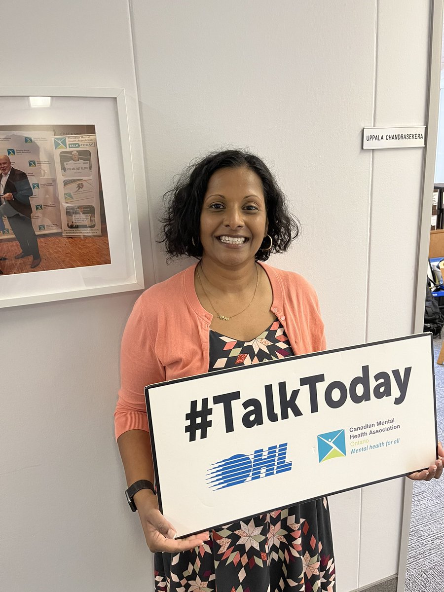 With a heavy heart + lots of tears I say goodbye to <a href="/CMHAOntario/">CMHA Ontario</a> Thank you all so much for the kindness that you have shown me, it meant the world to me. On my last day, pictured w/ the nation-wide suicide prevention program that I helped to create #TalkToday I will miss you all!