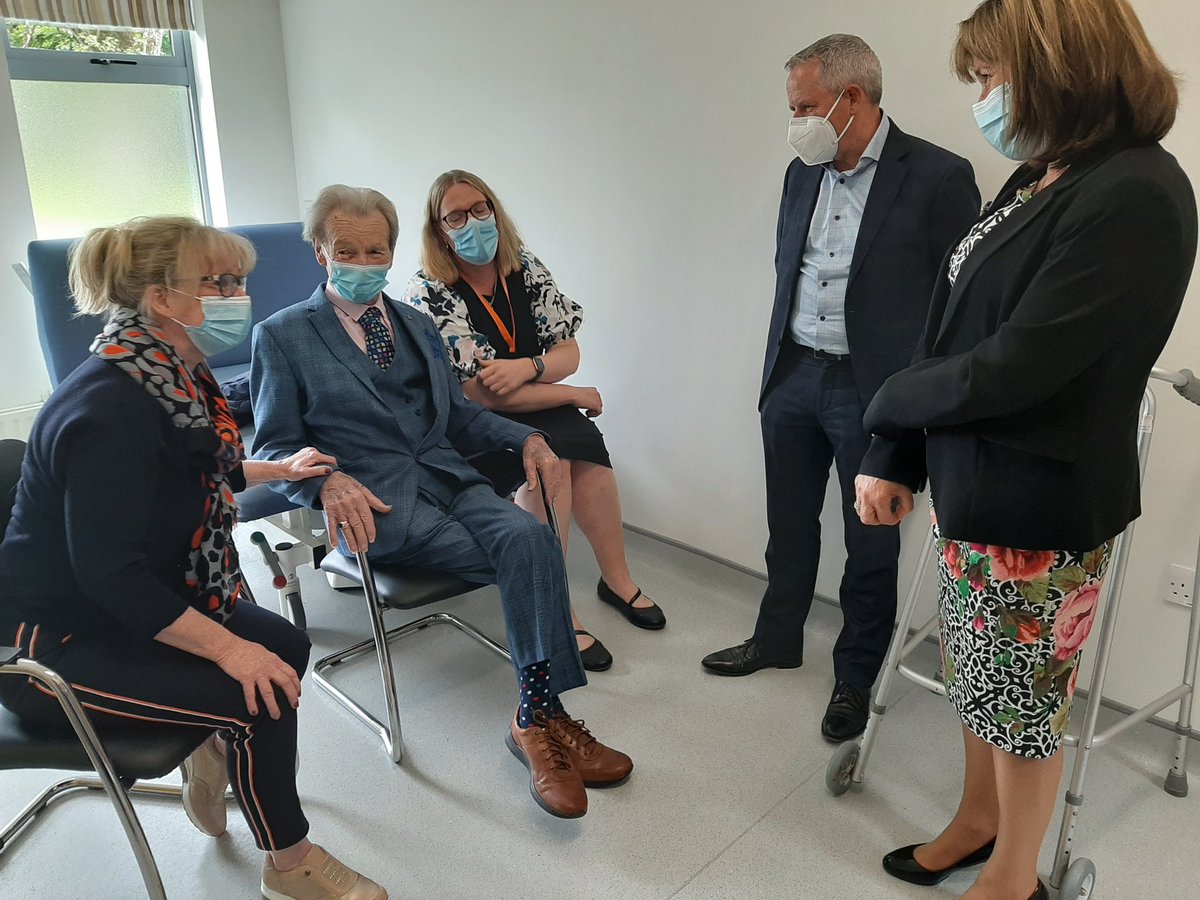 A privilege to meet with Ambrose Sheehy &amp; his daughter Aisling &amp; listen to their positive lived experience through Galway Integrated Care Team for Older people in Loughrea. 👏 to Ambrose for sharing his journey <a href="/paulreiddublin/">Paul Reid</a> <a href="/hselive/">HSE Ireland</a> @ICPOPIreland <a href="/slaintecare/">Sláintecare</a> <a href="/MCanavan_1/">Michelle Canavan</a>