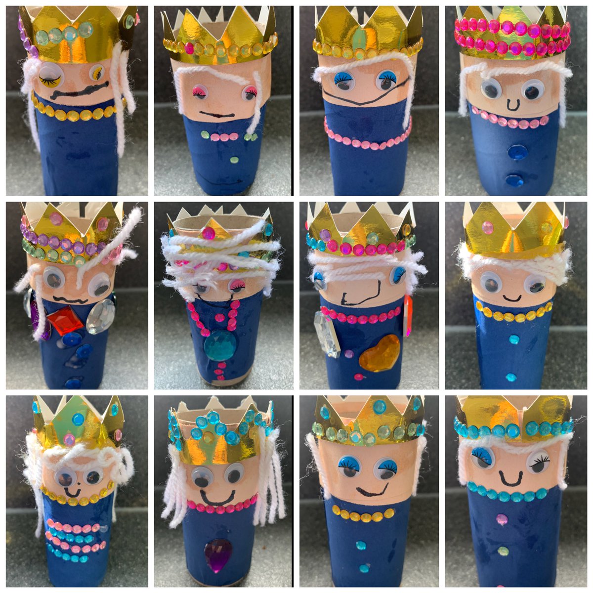BengeNic's tweet photo. @PACEYchildcare we’ve loved making our Queen Elizabeth’s last week (big and little children!) https://t.co/ZNO8JgO9CN