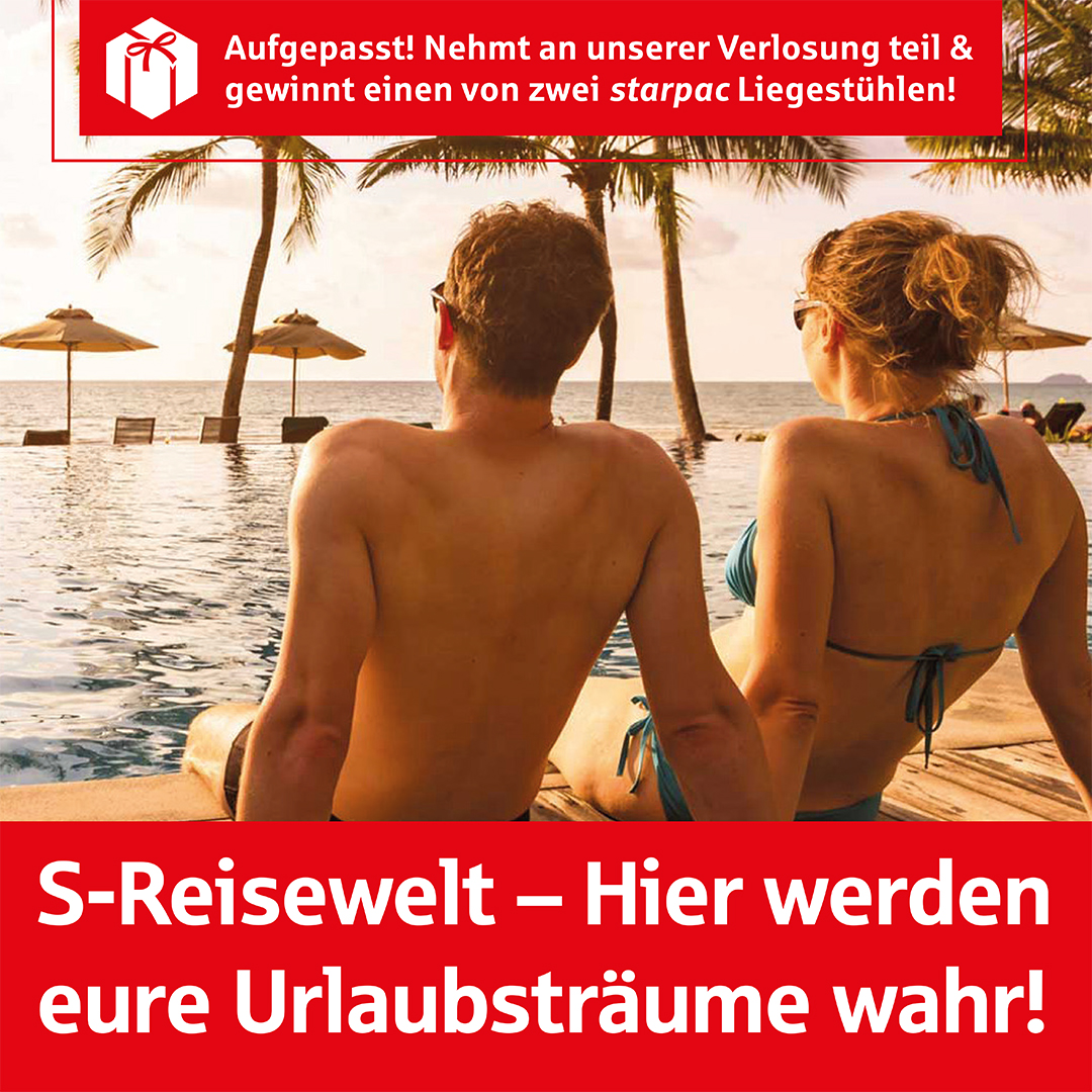 Sparkasse_Ndb_M's tweet photo. ❗ Pünktlich zum Sommeranfang verlosen wir in der S-Vorteilswelt unter allen starpac-Kunden zwei starpac-Liegestühle❗ Nehmt bis zum 21.06.2022 an unserer Verlosung teil und gewinnt einen von zwei gemütlichen Liegestühlen! https://t.co/pvjUMRu6bA