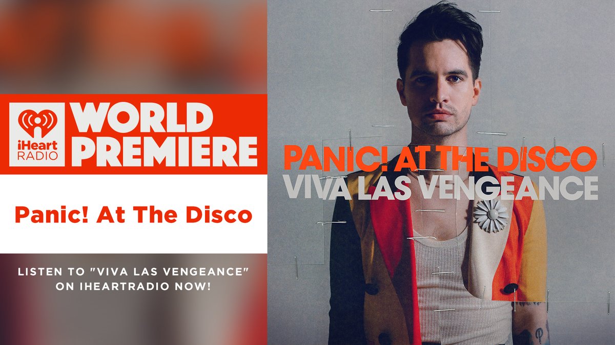 throwbacksavl's tweet image. Guess who just released a new song… Panic! At The Disco!!! 🤩 Listen to the World Premiere of “Viva Las Vengeance” RIGHT NOW on @iHeartRadio : ihe.art/49jLhJH