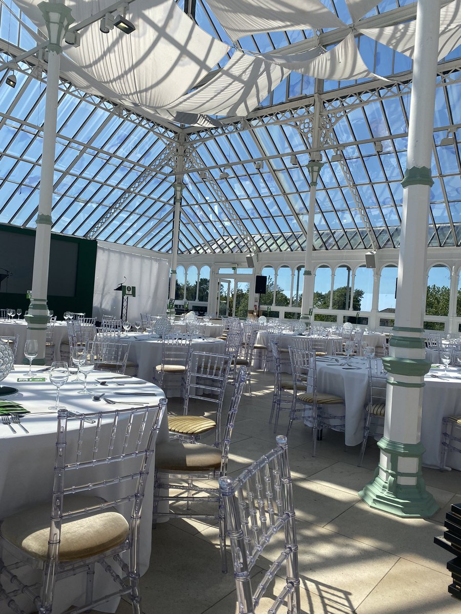 Set up going well, we look forward to welcoming you to the beautiful Isla Gladstone later #EchoEnvironmentAwards