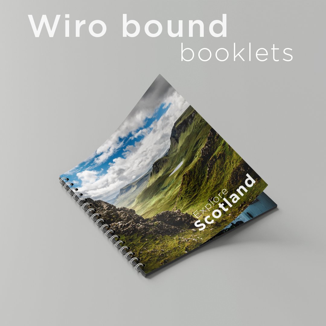 Printmxuk's tweet image. #Wirobinding allows you to lay your product flat or fold the pages back on themselves. Shop your own: printmx.co.uk