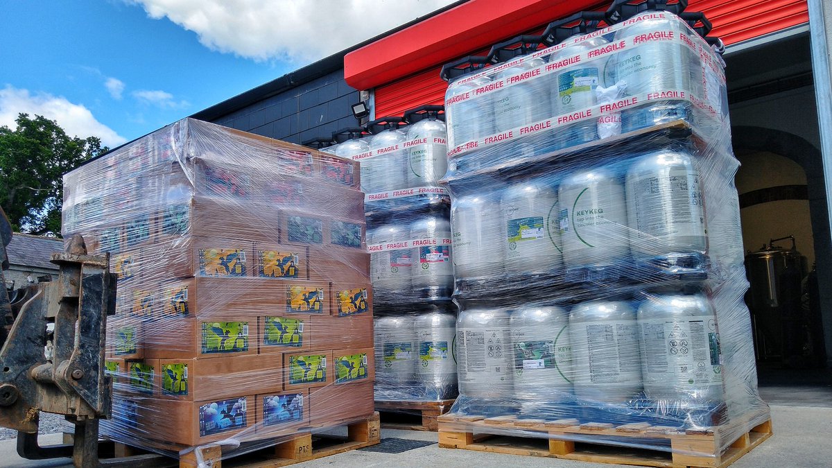 Not only do they have a pretty good rugby team, but the people of La Rochelle also have excellent taste in beer. This lot is on its way to them this afternoon.