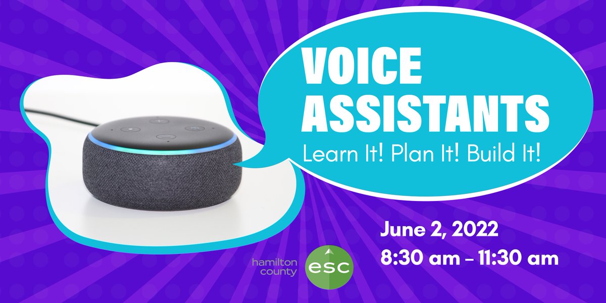 HamiltonCoESC's tweet image. Voice Assistants: Learn it! Plan it! Build it!
hcesc.org/voice-assistan…
