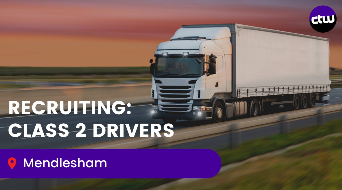 CTWRecruitment's tweet image. We’re looking for an HGV Class 2 Driver, wanted to operate Rigid Units to take pre-loaded or live loaded bread orders to our client’s delivery points.

🌐 ctwrecruitment.com/job/class-2-me…
☎️ 07892714133 or 01727617222
✉️ info@ctwrecruitment.com

#ukjobs #HGVClass2Driver #HGVDriver