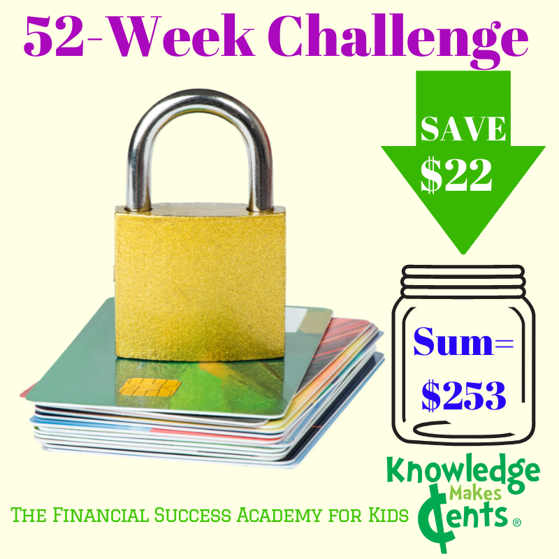 KMCents's tweet photo. Help your kids form a solid #HabitofSaving before you teach them about debt and spending on credit cards. #52WeekChallenge is a fun way to learn how to save regularly.

#MoneySavvy #FinanciallyResponsible #MoneyGenius #MoneySmartKids 

Week #22: May 30-Jun. 5, 2022 https://t.co/sZ5CzNvJAm