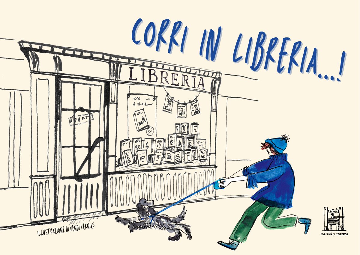 Marcoseditore's tweet photo. A giugno, CORRI IN LIBRERIA! 📚🏃‍♀️🏃

Scegliere, farsi consigliare, acquistare in libreria vale doppio: è un gesto culturale, perché le librerie sono un presidio insostituibile; è ecologico, perché comprare in libreria è "green" ♻️ https://t.co/kPQxSODhLS