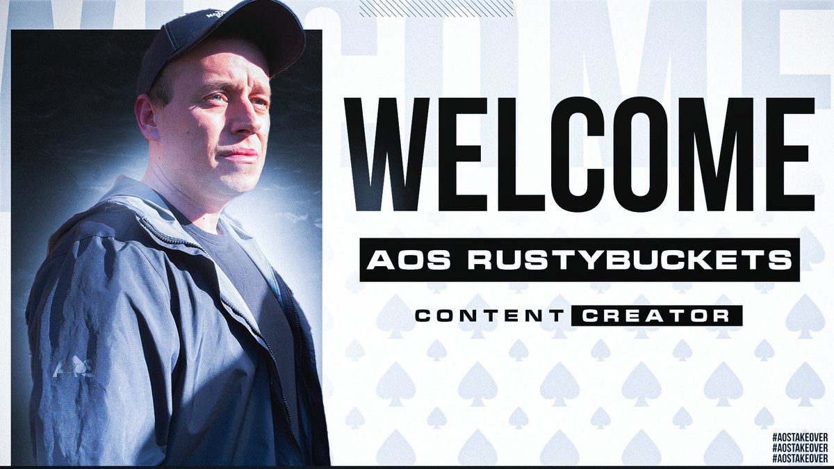 RustyBucks_'s tweet image. Joined  @AOSEsport 
 
#AOSTakeOver♠️📈