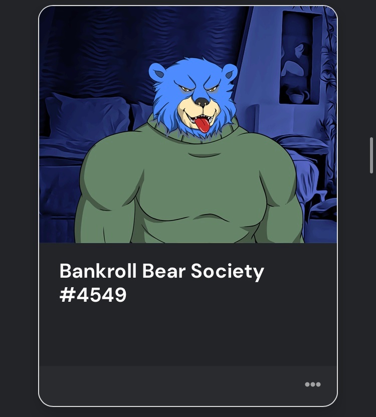Jables771's tweet photo. 3 more @Bankrollbears minted today. That’s 3 closer to the goal of reforestation for the planet. A great and important cause the project supports. https://t.co/cfLv7H0DTq