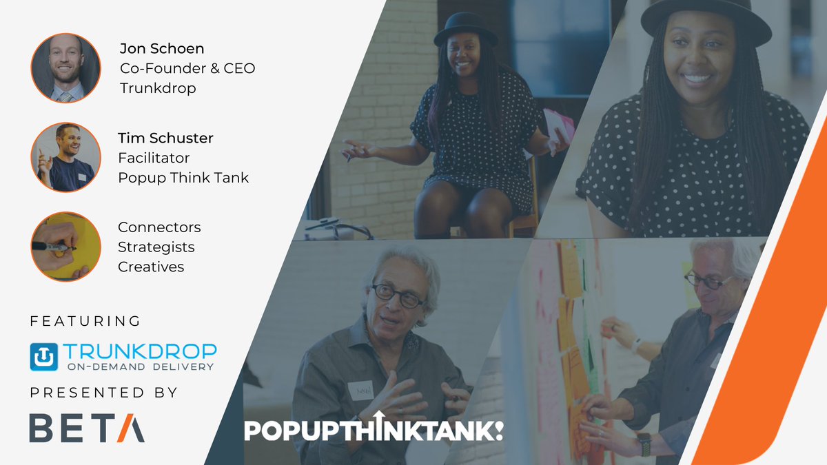 betadotmn's tweet photo. The Popup Think Tank event ft. @trunkdrop_app is in one week! Get ready for an evening of ideas galore. Don't miss out β get your BETA Pass and score an exclusive invite. https://t.co/TyvJxC9Rnv
#BETAPass #foundersfirst #BETAMN Community https://t.co/LaSIjkXXyr